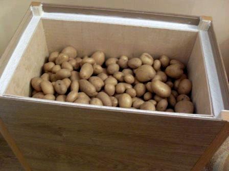 Krabice na brambory na kutily