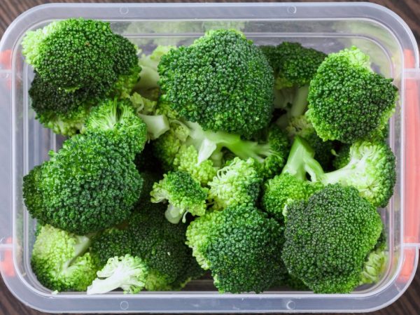 Freezing broccoli