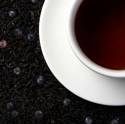 Сварен чай от листа от касис