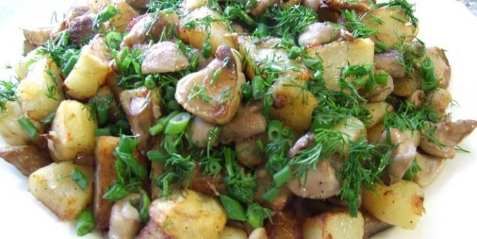 Pritong patatas na may mantikilya